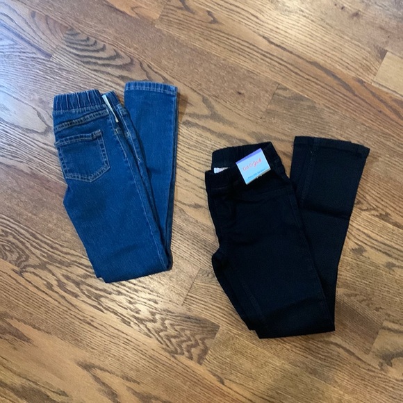 Cat & Jack Bottoms Nwt Cat And Jack Skinny Pullon Jeans 2 Pairs 8